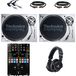 Technics SL-1200MK7 DJ-draaitafel Starterset met Pioneer DJ DJM-S7 mixer