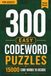 300 Easy Codeword Puzzles for Adults