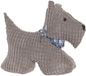 Atmosphera Deurstopper hond - grijs - 1 kg - polyester - 32 x 12 x 28 cm - kinderkamer