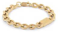 Calvin Klein CJ35000256 Heren Armband - Schakelarmband - Staal - Goudkleurig