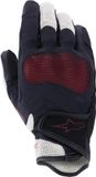 Alpinestars Stella Mogress Airflow Dames Motorhandschoenen Zwart/wit/oranje Maat L