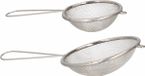 Cuisine Elegance Cuisine Elgance Keukenzeefjes - 2x stuks - 16 en 18 cm - bolzeefje