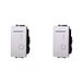 IXTRIMA Tweepolige schakelaar, 0-1, 16 A, kleur wit, compatibel met Bticino Living Light, set, 2 stuks