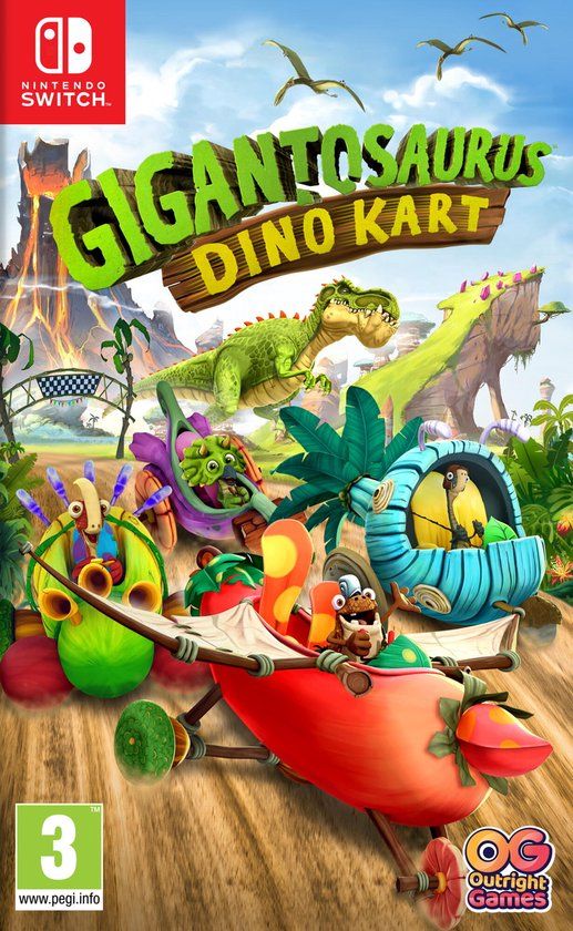 Bandai Namco Entertainment Inc. Outright Games Gigantosaurus Dino Kart Nintendo Switch