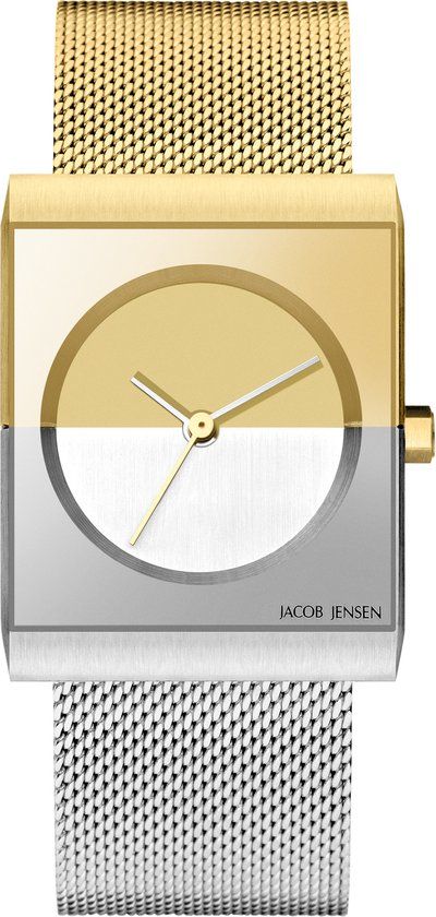 Jacob Jensen 526 Classic Horloge - Dameshorloge - Zilverkleurig - 24 mm