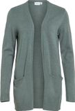 VILA Dames Basic Vest Stretch Fijngebreide Jas met Zakken Gezellig Gebreide Jas zonder Sluiting VIRABIL