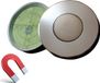 Niveau à bulle avec bulle d'air 60 mm de diamètre - indication de niveau de liquide - niveau de sol - boîtier métallique - œil de bœuf - vert/argent