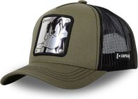 Capslab DAF6 Trucker Cap Looney Tunes Groen Zwart Katoen Unisex