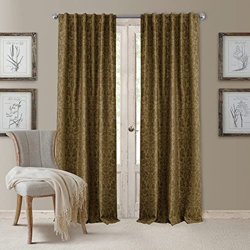 Elrene Home Verduisterend Gordijn - Antiek Goud - 52x95 inch (1 Paneel)