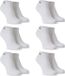 McGregor Sneaker Sokken - Wit - 6-pack - Maat 36-42