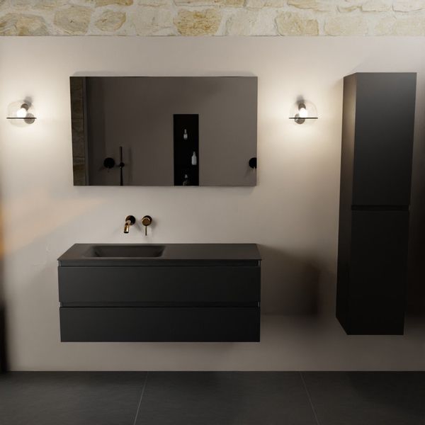 Mondiaz Aivy badmeubelset - 120cm - Links - Urban