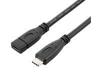 PremiumCord USB 3.1 generacji 2, złącze C/żeńskie - C/żeńskie, 1,5 m, czarny