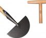 De Wit Graskantsteker met essenhouten T-steel 85 cm voor strakke gazonranden