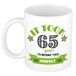 Bellatio Decorations Verjaardag cadeau mok 65 jaar - groen - grappig - 300 ml - keramiek