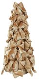Countryfield ornement tissu sapin de Noël royals 40x12x40cm brun