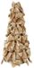 Countryfield ornement tissu sapin de Noël royals 40x12x40cm brun