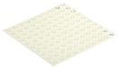 RS PRO Zelfklevende voeten, lijm, cilindrisch, 3,5 mm, transparant, ø 12,7 mm, PUR, 65,6 °C max, verpakking van 100 stuks