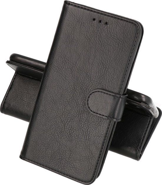 BAOHU Book Case voor Motorola Moto G73 - Zwart