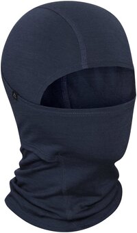 DANISH ENDURANCE Merinowol Balaclava - Lichtgewicht Sjaal - Functioneel Gezichtsmasker - Unisex - Donker Marineblauw - Maat S/M