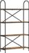 vidaXL Boekenplank - 4-laags - 80 x 30 x 146 cm - Bewerkt hout - Rook eiken