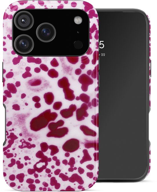 Selencia Hoesje - Geschikt voor Apple iPhone 17 Pro Max - Backcover - Cosmic Orchid