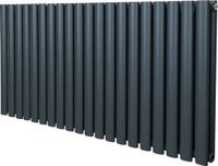 MonsterShop Monster Group BV Ovale kolomradiator - grijs - 600mm x 1200mm - 20 kolommen