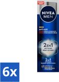 NIVEA MEN - Anti-Age 2-in-1 Power - Crème hydratante pour le visage FPS 30 - 50 ml - Pack économique - 6 pièces