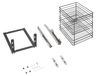 Icecat Châssis extensible pour armoire, système de fermeture douce, 400 mm, acier, anthracite