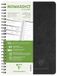 Clairefontaine 782391C Nomaddict (ex Age Bag) Notitieboek Spiraalbinding My.daily.planner Zwart - A5 14,8x21 cm - 250 Uitscheurbare Pagina's Dagplanner + STIPPEN - Wit Papier 90 g - Omslag Karton