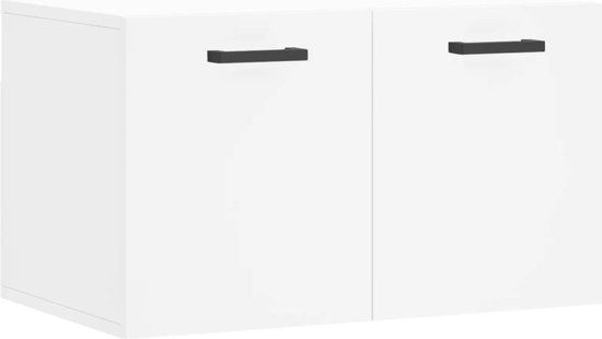 vidaXL Wandkast 60x36,5x35 cm bewerkt hout wit