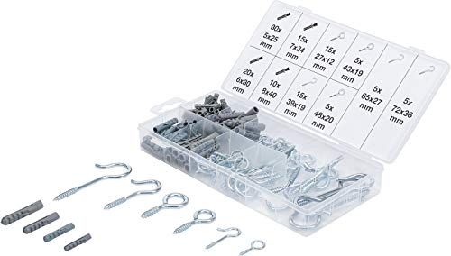 BGS Do it yourself BGS Diy 88192 | Assortiment schroefhaken en pluggen | 125-dlg.