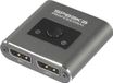 SpeaKa Professional SP-BDS-250 2 poorten DisplayPort-switch UHD 8K @ 60 Hz, UHD 4K @ 120 Hz