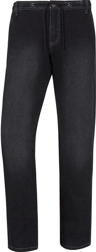 Jan Vanderstorm heren Jeans Met Elastische Band - 38 - Zwart - Plus Size