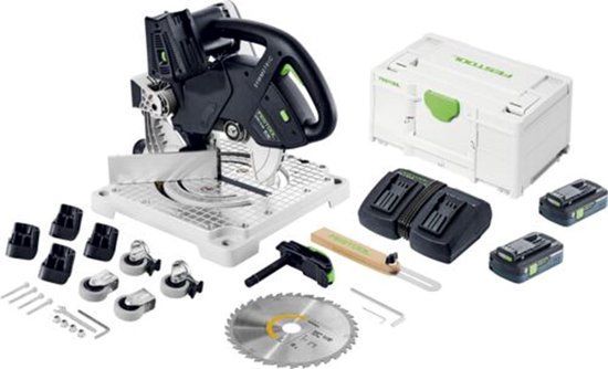 Festool SYMC 70 4,0 EBI-Plus SYMMETRIC Accu Plintenzaag 18V 4.0Ah - 577464