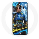 Maniacase Hoesje voor Samsung Galaxy S7 Edge Formule 1 Fernando Alonso F1 Wereldkampioen