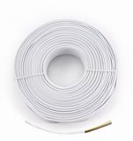 Cablexpert Telefoonkabel 4-aderig op rol - CCS (AWG32) / wit - 100 meter