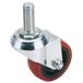 Draper Tools 65510 meubelwieltje Zwart, Rood, Zilver 50 kg Rubber 5 cm 1 stuk(s)