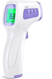 Gwe Digitale infraroodthermometer, contactloos, voorhoofdpistool voor baby's en volwassenen, snelle en nauwkeurige temperatuurmeting, koortsalarm, meting van levensmiddelen en oppervlakken, 3 kleuren