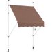 Coast Klemmarkies 150 cm - Parasol extensible - Hauteur réglable - Résistant aux UV - Marron café