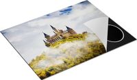 Chefcare Inductie Beschermer Kasteel op de Berg in het Bos - 77x59 cm - Multicolor