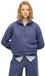 Superdry Essential Logo Gd Sweatshirt Met Halve Rits Blauw XS Vrouw