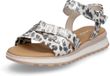 Gabor - Femmes - Sandales à talon - Compensé - Imprimé léopard - Velcro - Similicuir - Caoutchouc - Bunt, metallic - Taille 39