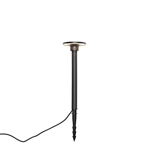 QAZQA Skyf - LED Prikspot Buiten - Zwart - Ø 16.5 cm - IP54