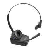 SBS TESMMONOHEADBTK Monaural Headset Draadloos Hoofdband Zwart