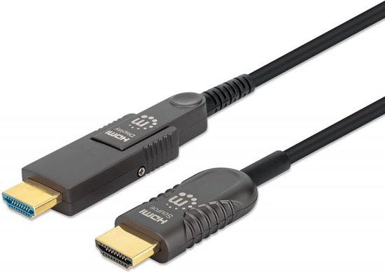 MANHATTAN HDMI Cable - 50m - 4K@60Hz - Black