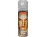 Merkloos Haarspray of haarverf - kleur zilver - verkleed accessoires - 125 ml - volwassenen en kinderen - carnaval