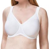 Triumph Modern Soft+Cotton W01 Minimizer-beha, wit, 75E