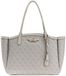 GUESS Lindsey Tote Bone Logo oud roze schoudertas