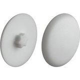 Häfele Cache IS20 pour vis pour plaques de serrage TORX avec étoile intérieure, gris clair - RAL 7034
