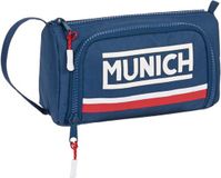 Munich Schooletui met Accessoires Blauw (32 Onderdelen)
